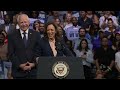 Kamala Harris speaks at rally with Tim Walz