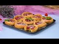 Dessert in 5 minutes! Just puff pastry and raspberries