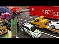Car Crash Audi TT RC Fire Trucks Police Cars Ambulance Tow Truck Telescopic Handler and Forklift