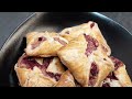 Raspberry Puff Pastry / Málnás-túrós leveles tészta