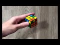 Solving a mini 3x3 Rubik's Cube keychain