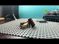 Lego tank vs man stopmotion