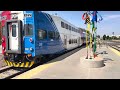 Frontrunner Train 5 & 1 Double Consist Departs Provo, UT Northbound