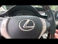 2013 Lexus ES 350 Startup and horn