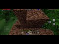 Playing Minecraft and making a dirt house ￼