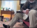 Corgi Puppy Meets Bluegrass Banjo