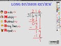 Long Division Review