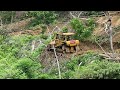 This is very stressful! Caterpillar Bulldozer Makes Patio On Mountain Cliff Extreme