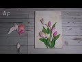 Sculpture Painting | Tulip flower Tutorial