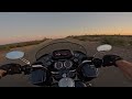 RAW Sound-Cammed Harley Road Glide: Uncut Route 66 Sunset Ride!