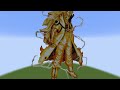 Pixel Art (Son Goku in Kurama mode) Naruto in MINECRAFT