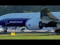 Boeing Company 777-9 Taxi And Takeoff From Boeing Field