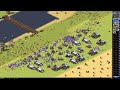 Red Alert 2 | Extra hard AI | 7 vs 1 | the hill conquer Map | France cannon defense