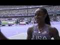 Sha'Carri Richardson arrives, STORMS through 100m heat in Paris Olympics debut | NBC Sports