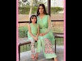 Mother and Daughter Same Dress Designs Maa beti Matching Dress Designs Mother daughter outfit ideas