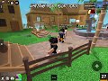 Playing mm2 with my friend