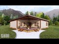 55' x55' (17m x 17m) Beautiful Cottage House - Minimalist Airbnb Stunning on Field