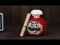 Mr.Bean's Teddy Bear Pizza In Lego Real Life - Cooking Stop Motion ASMR