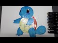 Free Coloring Pages - Coloring Squirtle from Pokemon