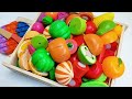 How to Cutting Wooden & Plastic Fruit Vegetables, Red Tomato | Satisfying Video Squishy ASMR
