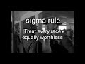 signma rule: full metal sigma