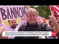 WATCH: Steve Bannon Reacts To Supreme Court's Trump Immunity Decision Before Reporting To Prison