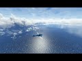 Typhoon Nanmadol 台風14号 Microsoft Flight Simulator 2020 [Live Weather Maps 9/18/2022]