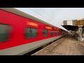 Dangerous HWH WAP 7 Howrah Rajdhani Express strikes Madhusudanpur at 130 KMPH