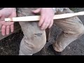 Bow making - Making a rawhide backed plains bow