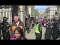 CHINESE TOURIST CLASHES WITH POLICE (he loses) before the Guard change at Horse Guards!