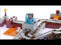 Lego Minecraft 21130 The Nether Railway - Lego Speed Build Review
