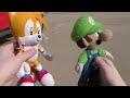 Sonic/Super Mario Plush: Mario vs  Sonic (Donnie Plush Productions)