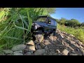 Toyota Land Cruiser  - rivercrossing RGT,Hobbywing Fusion Pro 2300kv, 1/10th scale RC