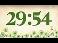 45 Minute Fun Saint Patrick’s Day Timer with Alarm (Glockenspiel Tones at End)