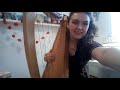 Harp cover of Walking In The Air