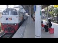 Kereta Rute Terjauh KA Blambangan Ekpress!! Nonton Kereta Api & KRL di Stasiun Bekasi Timur