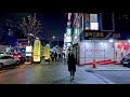 【4K HD】Busan Night Walk at BIFF Square Checking out Korean Street Food | 부산 남포동 BIFF 광장