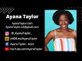 Voiceover Reel - Ayana Taylor