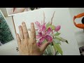 Using Watercolor Glazing Techniques – Floral Botanical