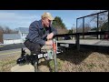 Installing a swivel jack on The Carry On 5x8 Utility trailer