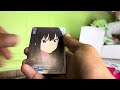 Opening box of Weiss Schwarz Lycoris Recoil