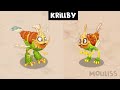 All Fire Monsters - Adult and Baby (My Singing Monsters)