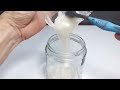 Make your own super glue for wood, iron, plastic and ceramics at home easily