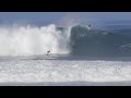 Massive Huge Pipeline Biggest Cleanup 3rd Reef Set I've Ever Seen😱North Shore Hawaii [4K]