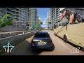 HIGHWAY TRAFFIC | MERCEDES E 63 AMG 2013 | Forza Horizon 5 | Steering Wheel Gameplay