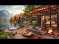 Cozy Coffee Shop Ambience & Smooth Jazz Music for Work, Study ☕ Relaxing Jazz Instrumental Music