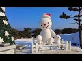 [4K] Gangwon-Do Sono Vivaldi Park Snowyland Cable Car Walk l 강원도 소노비발디파크 스노이랜드 케이블카 산책 l 江原道洪川大明雪地公園