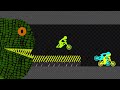 Survival Stickman Bicycle Race: Monster Snake