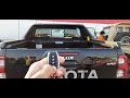 Toyota Hilux Electric Roller Shutter Automatic Tonneau Cover With Roll Bar 2021