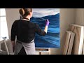 Oil Painting Tutorial - How to Paint Realistic Ocean Waves